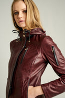 BELAIR WOMEN'S LEATHER JACKET | Derimod BELAIR WOMEN'S LEATHER JACKET | Derimod