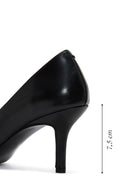 Kadın Siyah Deri Stiletto | Derimod Kadın Siyah Deri Stiletto | Derimod