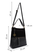 Women's Black Long Strap Shoulder Bag | Derimod Women's Black Long Strap Shoulder Bag | Derimod