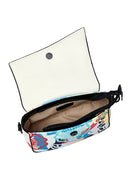 Women's White Long Strap Printed Shoulder Bag | Derimod Women's White Long Strap Printed Shoulder Bag | Derimod
