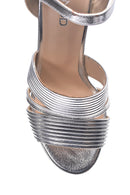 Women's Silver Heeled Shoes | Derimod Women's Silver Heeled Shoes | Derimod