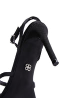 Women's Black Ankle Strap Thin Heel Sandals | Derimod Women's Black Ankle Strap Thin Heel Sandals | Derimod