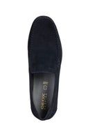 Geox Men's Navy Blue Ascanio Suede Leather Casual Loafer | Derimod Geox Men's Navy Blue Ascanio Suede Leather Casual Loafer | Derimod