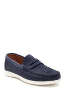 Erkek Deri Nubuk Loafer | Derimod Erkek Deri Nubuk Loafer | Derimod