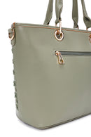 Women's Green Long Strap Knitted Shoulder Bag | Derimod Women's Green Long Strap Knitted Shoulder Bag | Derimod