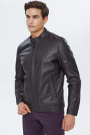 Atlanta Men's Brown Coat | Derimod Atlanta Men's Brown Coat | Derimod