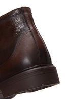 Male Brown Zip Closure Leather Casual Boots | Derimod Male Brown Zip Closure Leather Casual Boots | Derimod