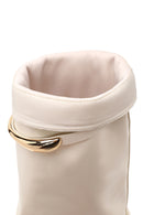 Woman White Wedge Heel Boot | Derimod Woman White Wedge Heel Boot | Derimod
