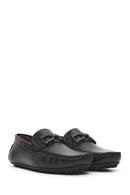 Men's Black Buckled Leather Loafer | Derimod Men's Black Buckled Leather Loafer | Derimod