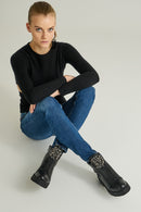 Stone Detailed Women's Boots | Derimod Stone Detailed Women's Boots | Derimod
