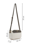 Women's White Long Strap Crossbody Bag | Derimod Women's White Long Strap Crossbody Bag | Derimod