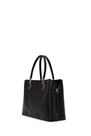 Woman Black Classic Shoulder Bag with Long Strap | Derimod Woman Black Classic Shoulder Bag with Long Strap | Derimod