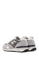 Alberto Guardiani Men's Wen Thick Sole Gray Lace-Up Leather Sneaker | Derimod Alberto Guardiani Men's Wen Thick Sole Gray Lace-Up Leather Sneaker | Derimod