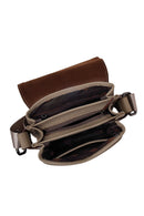 Male Mink Long-Strap Leather Messenger Bag | Derimod Male Mink Long-Strap Leather Messenger Bag | Derimod
