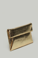 Gold Women's Portfolio with Chain Strap | Derimod Gold Women's Portfolio with Chain Strap | Derimod