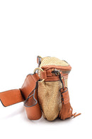 Women's Straw Waist Bag | Derimod Women's Straw Waist Bag | Derimod