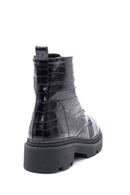 Women's Crocodile Patterned Boots | Derimod Women's Crocodile Patterned Boots | Derimod
