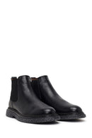 Male Black Leather Casual Chelsea Boots | Derimod Male Black Leather Casual Chelsea Boots | Derimod