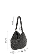 Women's Black Stone Handbag | Derimod Women's Black Stone Handbag | Derimod