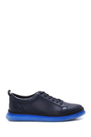 Men's Leather Perforated Sneaker | Derimod Men's Leather Perforated Sneaker | Derimod