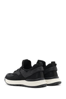 Erkek Siyah Bağcıklı Kalın Tabanlı Sneaker | Derimod Erkek Siyah Bağcıklı Kalın Tabanlı Sneaker | Derimod