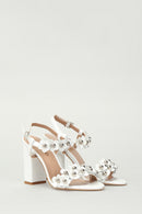 Flower Detailed Women's Sandals | Derimod Flower Detailed Women's Sandals | Derimod