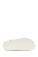 Women's Beige Thick-Soled Suede Sandals | Derimod Women's Beige Thick-Soled Suede Sandals | Derimod
