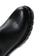 Women's Black Leather Chelsea Boots | Derimod Women's Black Leather Chelsea Boots | Derimod