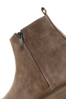 Men's Beige Leather Boots | Derimod Men's Beige Leather Boots | Derimod