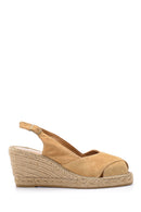 Women's Suede Wedge Heeled Shoes | Derimod Women's Suede Wedge Heeled Shoes | Derimod