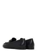 Women's Black Buckled Leather Loafer | Derimod Women's Black Buckled Leather Loafer | Derimod
