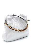 Women's Chain Detailed Shoulder Bag | Derimod Women's Chain Detailed Shoulder Bag | Derimod