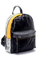 Women's Snakeskin Pattern Detailed Backpack | Derimod Women's Snakeskin Pattern Detailed Backpack | Derimod