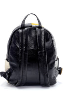 Women's Snakeskin Pattern Detailed Backpack | Derimod Women's Snakeskin Pattern Detailed Backpack | Derimod