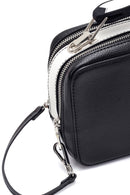 Women's Black Synthetic Leather Shoulder Bag | Derimod Women's Black Synthetic Leather Shoulder Bag | Derimod