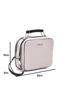 Women's Gray Synthetic Leather Shoulder Bag | Derimod Women's Gray Synthetic Leather Shoulder Bag | Derimod