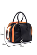 Women's Black Synthetic Leather Shoulder Bag | Derimod Women's Black Synthetic Leather Shoulder Bag | Derimod