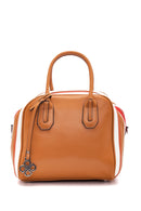 Women's Camel Synthetic Leather Shoulder Bag | Derimod Women's Camel Synthetic Leather Shoulder Bag | Derimod