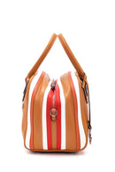 Women's Camel Synthetic Leather Shoulder Bag | Derimod Women's Camel Synthetic Leather Shoulder Bag | Derimod