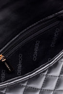 Women's Black Synthetic Leather Crossbody Bag | Derimod Women's Black Synthetic Leather Crossbody Bag | Derimod