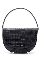Women's Crocodile Pattern Shoulder Bag | Derimod Women's Crocodile Pattern Shoulder Bag | Derimod