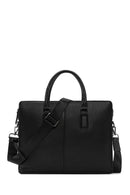 Men's Black Long Strap Briefcase | Derimod Men's Black Long Strap Briefcase | Derimod