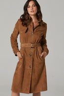 Carmen Women's Suede Leather Jacket | Derimod Carmen Women's Suede Leather Jacket | Derimod