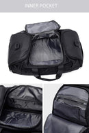 Men's Black Fabric Travel Bag | Derimod Men's Black Fabric Travel Bag | Derimod