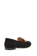 Women's Suede Shoes with Chain | Derimod Women's Suede Shoes with Chain | Derimod
