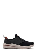 Skechers Men's Black Delson 3.0 Sneaker | Derimod Skechers Men's Black Delson 3.0 Sneaker | Derimod