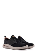 Skechers Men's Black Delson 3.0 Sneaker | Derimod Skechers Men's Black Delson 3.0 Sneaker | Derimod
