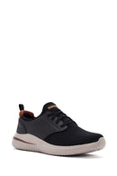 Skechers Men's Black Delson 3.0 Sneaker | Derimod Skechers Men's Black Delson 3.0 Sneaker | Derimod