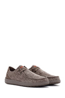 Skechers Men's Brown Melson - Nela Casual Shoes | Derimod Skechers Men's Brown Melson - Nela Casual Shoes | Derimod