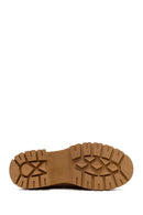 Woman Camel Lace-Up Thick-Soled Suede Casual Shoes | Derimod Woman Camel Lace-Up Thick-Soled Suede Casual Shoes | Derimod